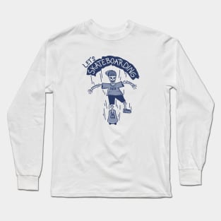 skateboard skeleton III Long Sleeve T-Shirt